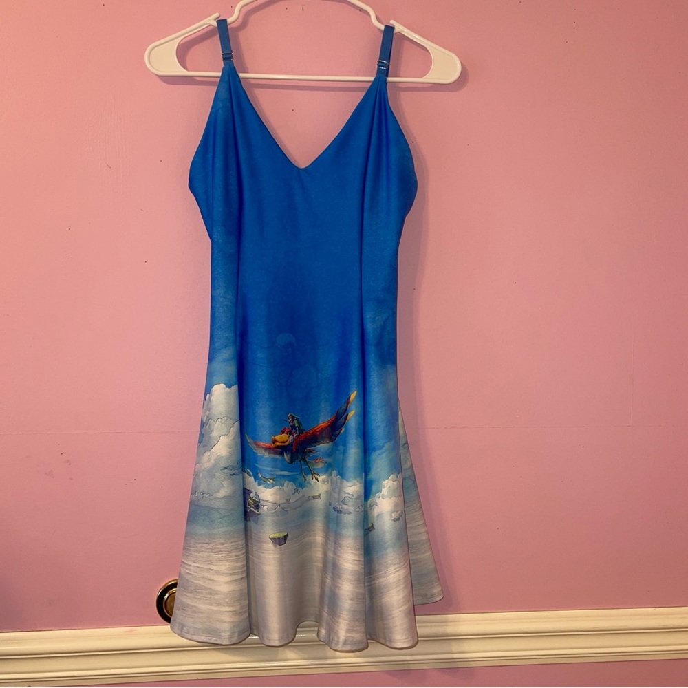 Blackmilk legend of Zelda loftwing skyward sword mini dress fairy Lolita kawaii - Picture 2 of 6